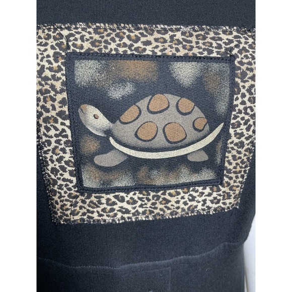 Sweet Jessie Women’s Brown Turtle Print Button Front Maxi Dress - Picture 5 of 13